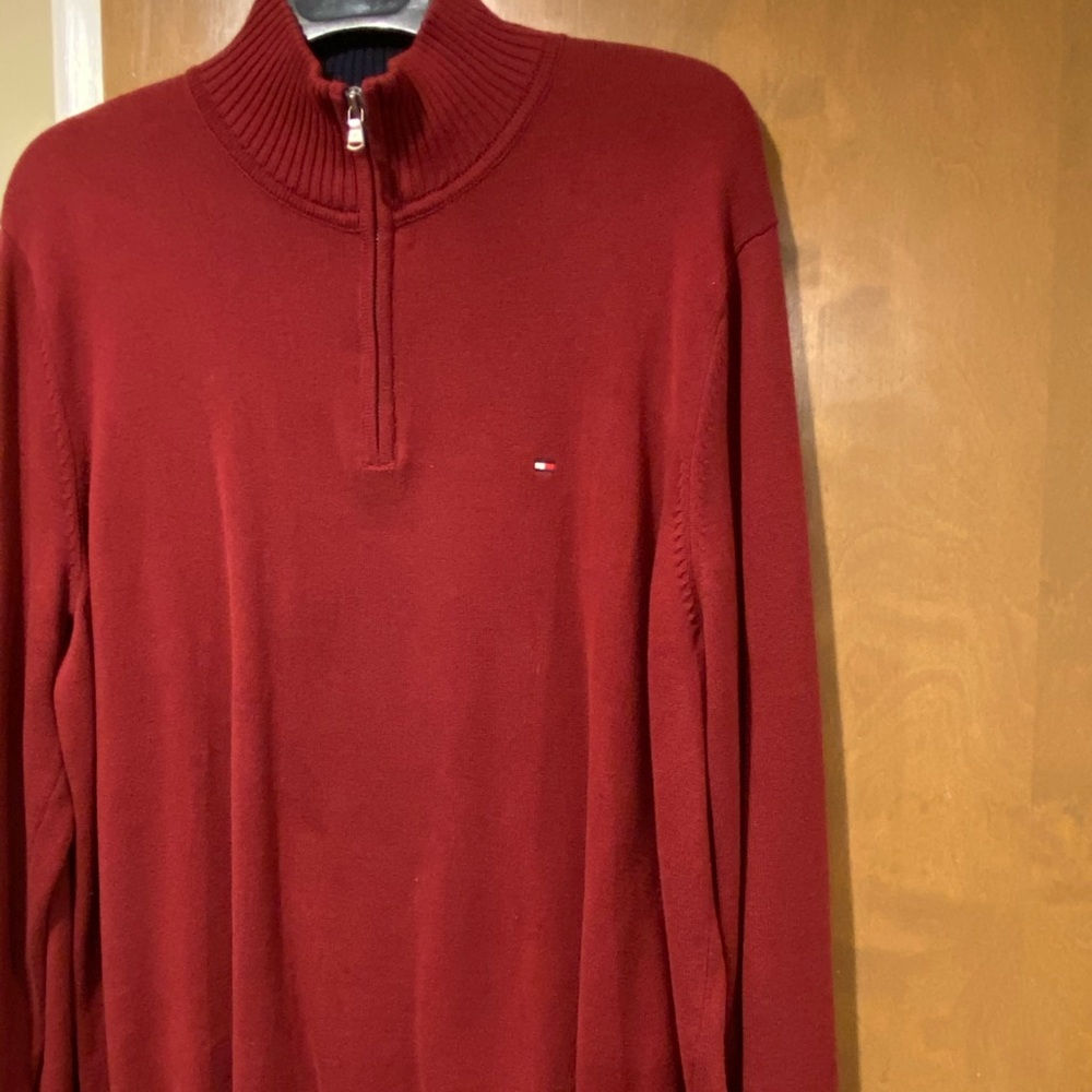 Burgundy red Tommy Hilfiger sweater
